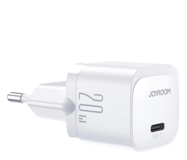 JoyRoom Mini ładowarka USB C 20W PD JR-TCF02 biała - 1287630 - zdjęcie